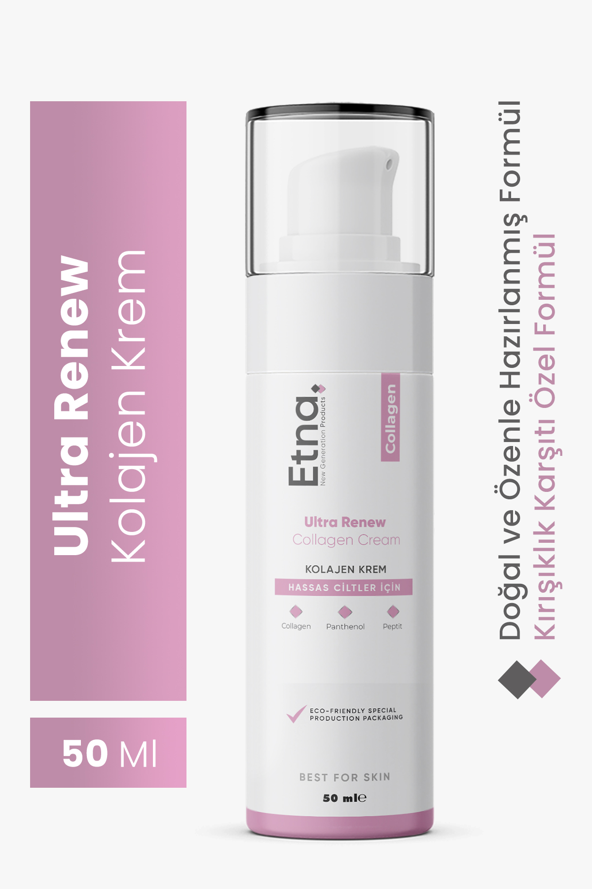 Etna Pharma Kırışıklık Karşıtı Kolajen Krem 50 ML Etna Pharma Kırışıklık Karşıtı Kolajen Krem 50 ML