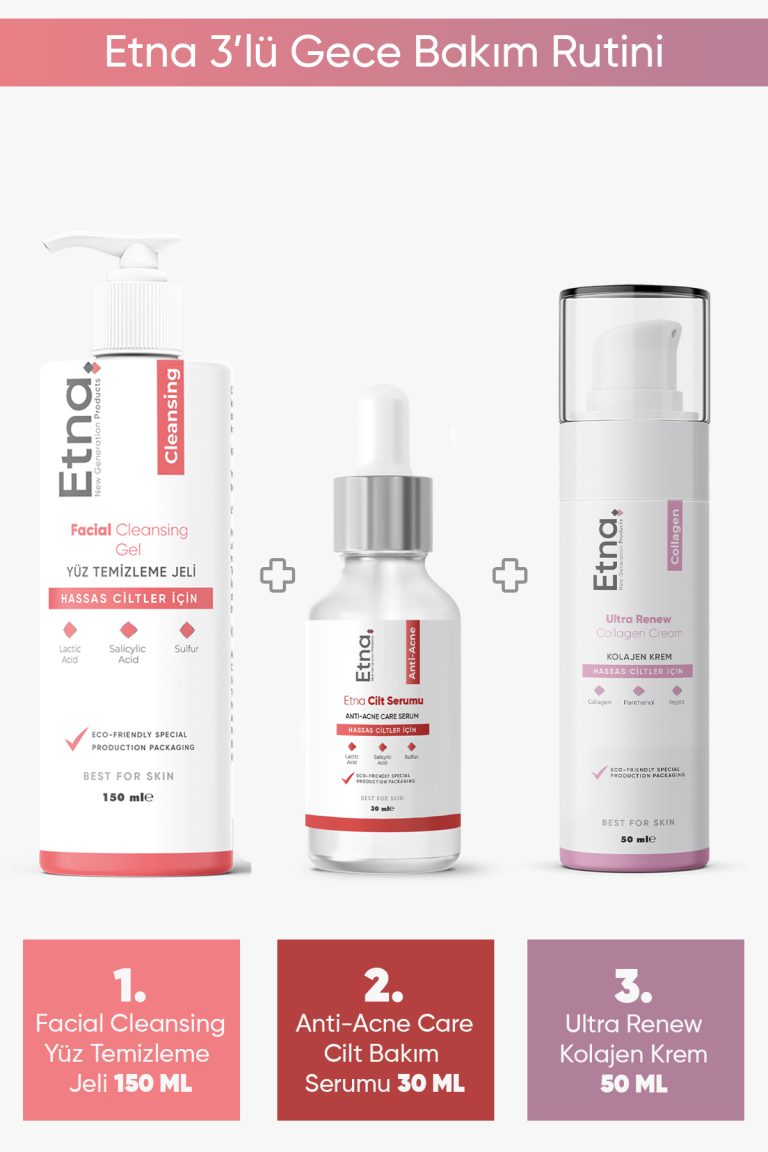 Etna Pharma Gece Cilt Bakım Rutini